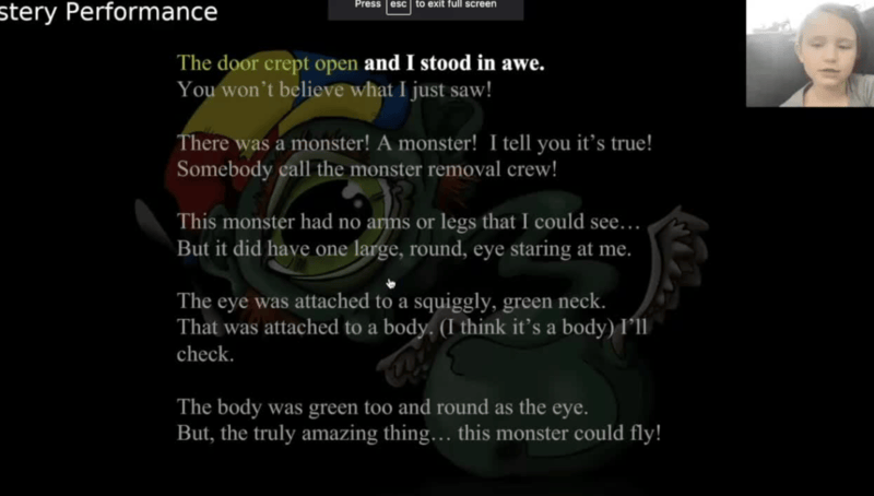 video intro frame with lefty